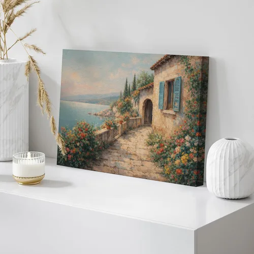 Miniatura 79 de wall26 Prado con álamos por Claude Monet - Arte moderno impresionista, arte en lienzo para el hogar, 12 x 18 pulgadas