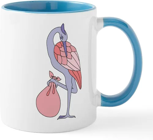 Miniatura 15 de CafePress Mug Stork - Taza de café de cerámica (11.0 fl oz)