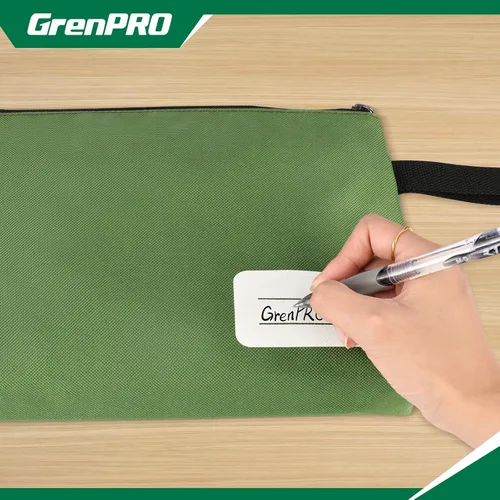 Miniatura 7 de GRENPRO Bolsa de herramientas con cremallera, bolsa de herramientas pequeña de 12 pulgadas, bolsa de almacenamiento multiusos, bolsa de herramientas
