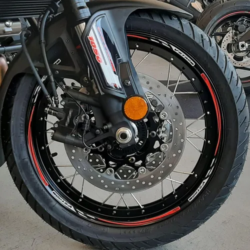 Resin Bike Adhesivos 3D para motocicleta compatibles con Suzuki V-Strom 1050 XT Orange. Ruedas de 17 pulgadas y 19 pulgadas de protección contra