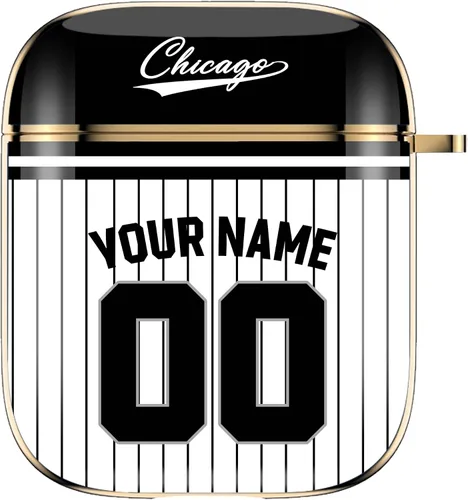Miniatura 4 de Funda de béisbol personalizada con nombre y número para Apple AirPods de 2ª y 1ª generación, Arizona personalizada para fanáticos de los deportes
