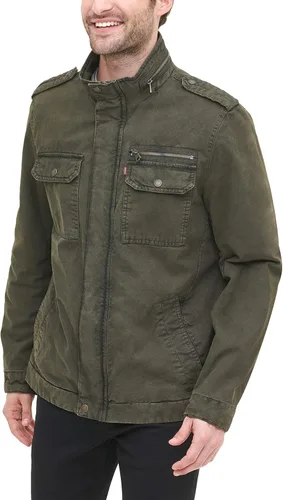 Miniatura 5 de Levi's Chaqueta militar de algodón lavado grande y alto para hombre