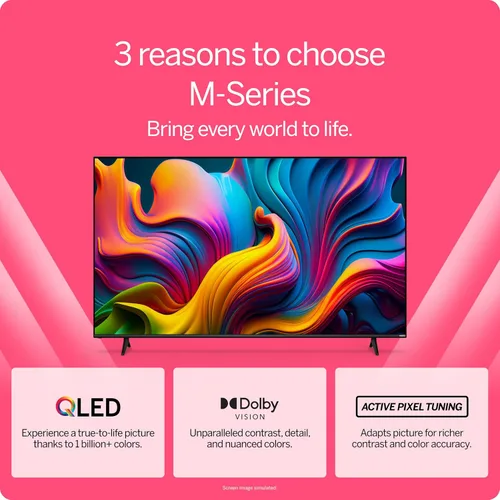 Miniatura 3 de VIZIO Smart TV 4K QLED HDR de 55 pulgadas serie M con control remoto de voz, Dolby Vision, HDR10+, compatibilidad con Alexa, VRR con AMD FreeSync
