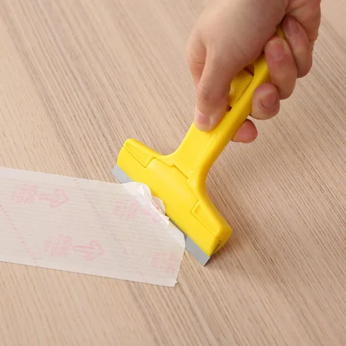 Miniatura 3 de Raspador de hoja de afeitar, raspador de pintura de vidrio con 20 cuchillas de metal de repuesto adicionales, raspador de ventana para herramienta