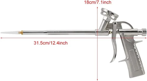 Miniatura 2 de Pistola de espuma de pulverización, pistola de pulverización de espuma de aluminio de 12.4 pulgadas de longitud, 8 MPa 5 L/min Spray calafateo
