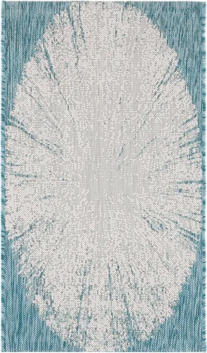 Miniatura 2 de Safavieh Courtyard Collection CY8893 - Alfombra decorativa para interiores y exteriores, no desprende pelusa, fácil de limpiar, 2 x 3 pies 7 beige