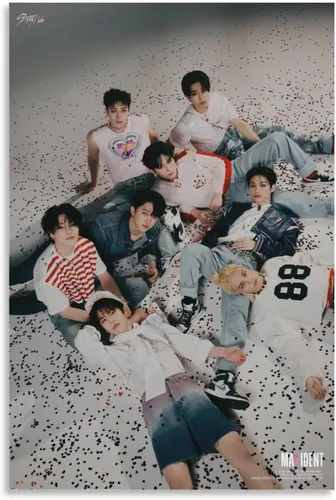 K-pop Artist Poster Stray Kids Maxident Case 143 Ver. 3rd Teaser Prints Painting Nordic Decoration Living Room Home Decor 24x36inch(60x90cm)