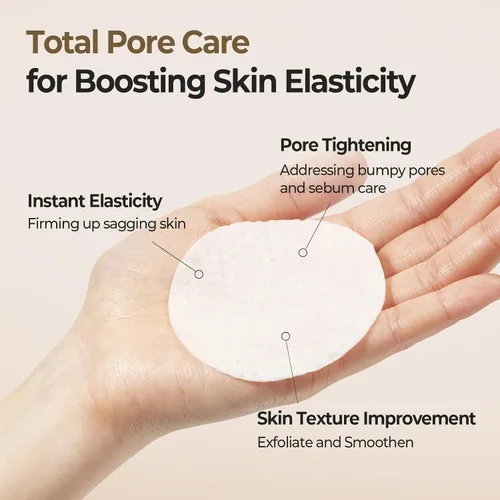 Miniatura 5 de SKINFOOD Almohadillas Tónicas con Péptidos de Bellota para Poros, Tónico Facial Coreano para el Cuidado de la Piel, Minimización de Poros
