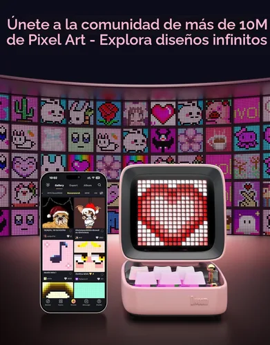 Miniatura 4 de Divoom Ditoo Parent, Rosado