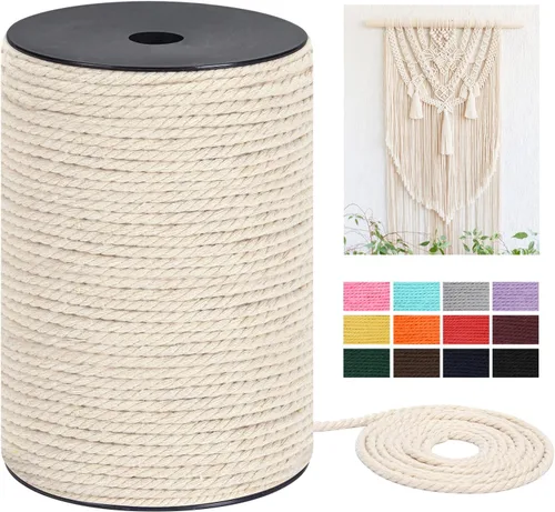 Miniatura 16 de Cordón de macramé, 0.118 pulgadas x 328 yardas