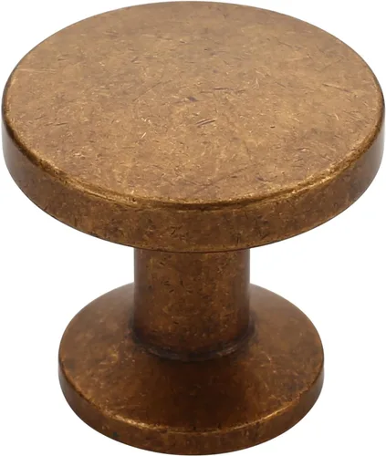 Miniatura 12 de Alzassbg Paquete de 10 pomos de gabinete cromados pulidos, 1.1 pulgadas (1.181 in) de diámetro, accesorios para pomos de gabinete redondos