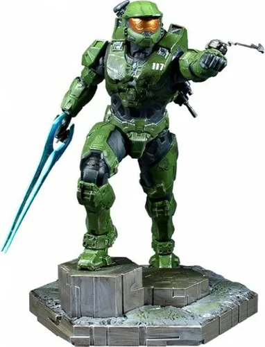Dark Horse Comics Halo Infinite: Master Chief Grappleshot - Estatua de PVC, 10 pulgadas, verde