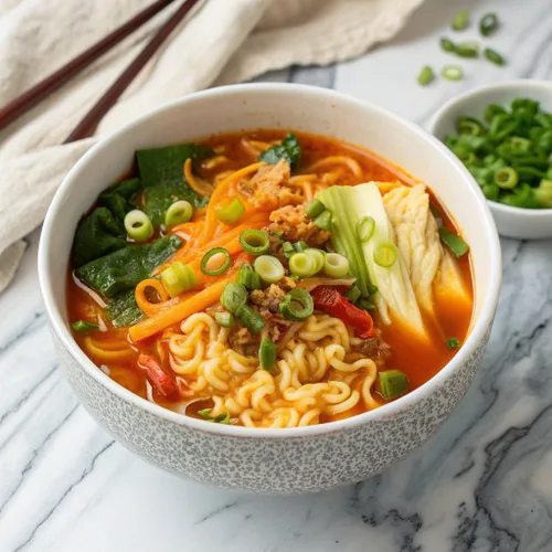Miniatura 3 de Nongshim Kimchi Instant Ramen - Tazón para sopa de fideos, paquete de 6, Ramyun coreano con verduras, apto para microondas