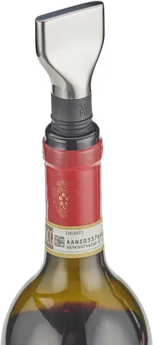 Miniatura 10 de WMF Baric - Juego de sacacorchos de vino de 3 piezas, accesorios para vino, cortador de aluminio, tapón de botella, en caja de madera de nogal