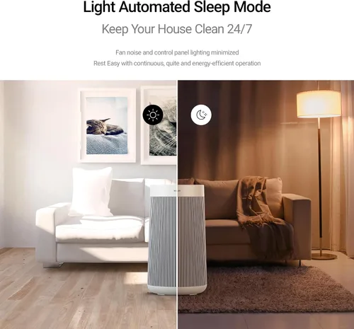 Miniatura 6 de WINIX T810 - Purificador de aire para habitación extra grande del hogar de hasta 1968 pies cuadrados en 1 hora con Wi-Fi inteligente, monitor