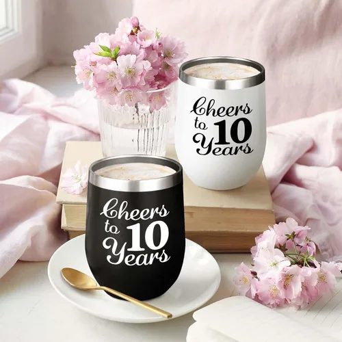 Miniatura 3 de Regalos de boda de 10º aniversario para pareja, esposa, marido, regalos para boda, decoración de aniversario de diez años, regalos de matrimonio