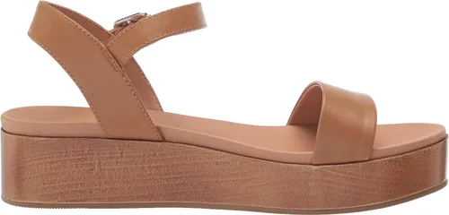 Miniatura 6 de Tienda Essentials Sandalias planas de dos bandas para mujer