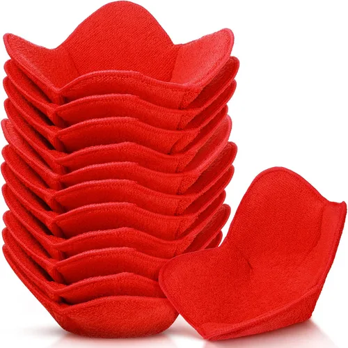 Miniatura 9 de Patelai 12 piezas de soportes para tazones aptos para microondas de poliéster, soportes para tazones calientes que protegen tus manos de platos Gris