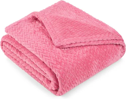 Miniatura 39 de PAVILIA - Manta de forro polar suave y sólida de color negro para sofá, mantas ligeras y mullidas y cálidas para cama, manta de franela mullida