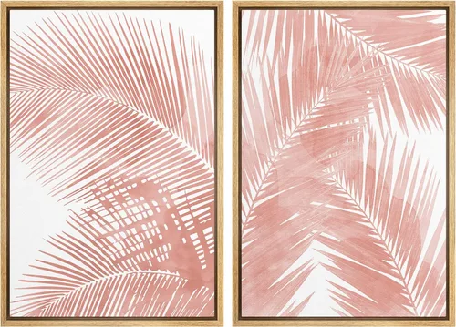 Miniatura 121 de SIGNWIN Lienzo enmarcado para pared, ilustraciones abstractas texturizadas en tonos beige terrosos, arte moderno, decorativo, contemporáneo