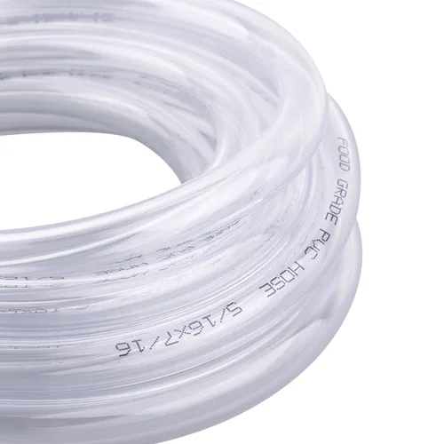 Miniatura 6 de DERNORD Tubo de PVC 5/16 "ID X 7/16" OD Flexible Manguera de vinilo transparente de 10 pies para grado alimenticio