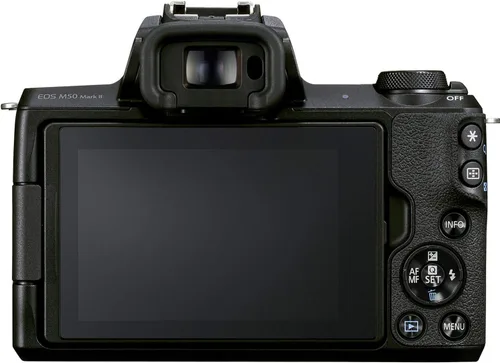 Miniatura 2 de Canon EOS M50 Mark II SLR digital sin espejo con lente de 0.591-1.772 in (negro) + lente Super Zoom de 16.535-31.496 in, lente gran angular, lente