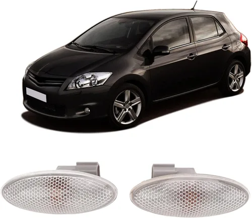 Miniatura 8 de 2 piezas de luz de marcador lateral ámbar de repuesto para AURIS 2007-2010, para 2007-2010, para 2006-2009, para 2006-2011