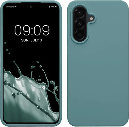 Miniatura 131 de kwmobile Funda Compatible con Samsung Galaxy A14 5G - Funda de teléfono de TPU y silicona con acabado suave - Verde Lima