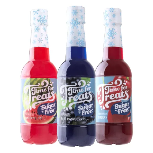 Miniatura 27 de Time for Treats Paquete de 3 jarabes con sabor a uva, cereza, frambuesa roja VKP1108, multicolor