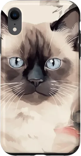 Miniatura 23 de Funda para iPhone 11 Pro Max Ragdoll Cat Roses Flower Watercolor Ragdoll Lover