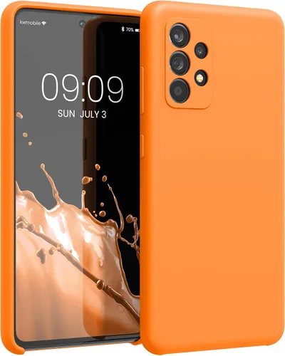 Miniatura 239 de kwmobile Funda Compatible con Samsung Galaxy A14 5G - Funda de teléfono de TPU y silicona con acabado suave - Verde Lima