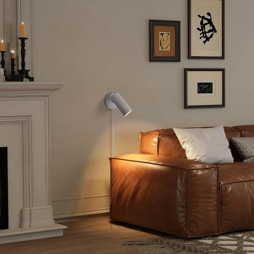 Miniatura 8 de Aisilan - Focos de pared LED para interiores, enchufe con interruptor, luces elevadoras ajustables para iluminación de pared, 12 W COB 3000K CRI97
