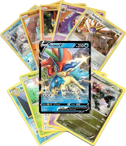 Miniatura 3 de Pokemon Cards - Lote surtido de 50 cartas con Pokémon V garantizado