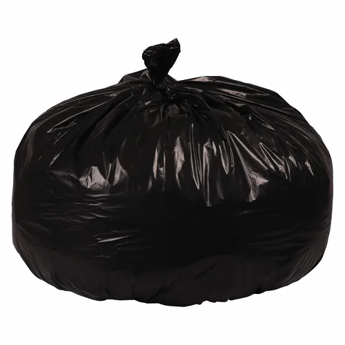 Miniatura 2 de Boardwalk Revestimientos para latas de polietileno reciclado de baja densidad, bolsas de basura de 60 galones, 1.8 mil, 38" x 58", negro, 10