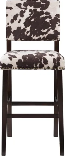 Miniatura 9 de Linon Udder Madness Corey Taburete de Bar, 48,3 cm de ancho x 56,5 cm de profundidad x 98,4 cm de altura, Mancha Manhattan