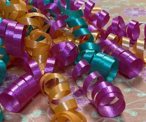 Miniatura 2 de Morex Ribbon 18310/250-607 Lucky Glossy Cinta rizadora, esmeralda, 3/8" x 250 yardas