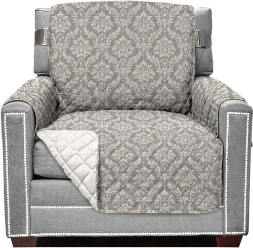 Miniatura 29 de Sofa Shield - Funda para sillón reclinable con correa patentada, protector de cojín, funda reversible diseñada en EE. UU. resistente a manchas