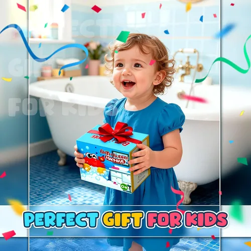 Miniatura 8 de Juguetes de baño para niños de 1 a 3 años, juguetes de baño iluminados para bebés, creador de burbujas de cangrejo con luz colorida, regalos de Rosa
