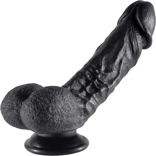 Consoladores realistas para adultos, juguetes sexuales para mujeres, consolador de silicona suave con fuerte ventosa para jugar con manos libres,
