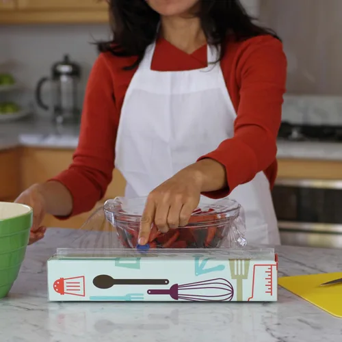 Miniatura 5 de Dispensador de envoltura de plástico triangular Chicwrap, Herramientas de cocinero