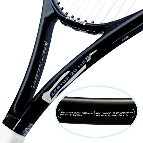 Miniatura 6 de Raquetas de tenis de 27 '' para adultos ZESTUP30MP raqueta de tenis de aleación de aluminio de carbono raquetas de tenis