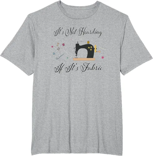 Miniatura 48 de It's Not Hoarding If Its - Camiseta de costura para acolchado, Blanco, S