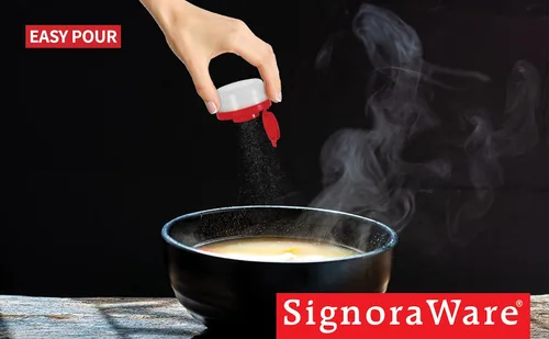 Miniatura 5 de SIGNORAWARE - Juego de 4 saleros y pimenteros pequeños a prueba de humedad, para ir de campamento, picnic al aire libre, cocina, loncheras, juego