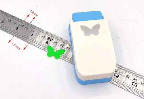 Miniatura 4 de Handmade: Scrapbooking de una pulgada y 0.984 in de tamaño, palanca, perforador en relieve, mini perforador de fantasía (mariposa)