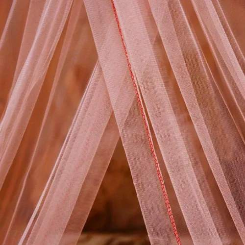 Miniatura 5 de Jolitac Dosel de Cama Mosquitera de Encaje para Camas de Niñas, Tienda de Juego de Princesa Única Doseles de Malla Cúpula Grande de Encaje Cortinas