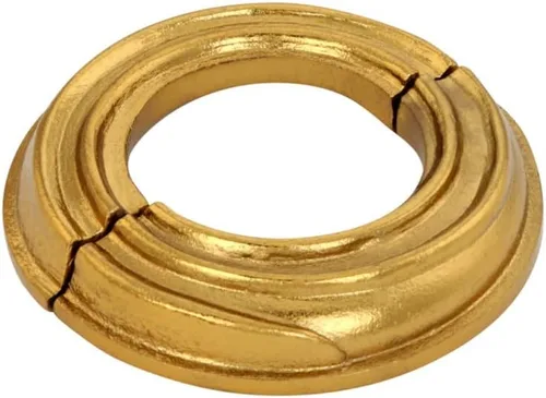 Miniatura 42 de Renovators Supply Manufacturing Placa de escudo de 3,13 pulgadas OD Escutcheon 1/2 en IPS Acabado de cobre antiguo Brida de radiador de aluminio
