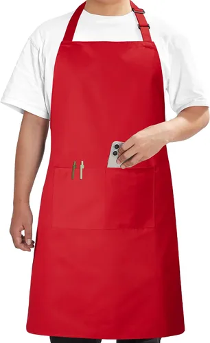 Miniatura 11 de Syntus Chef Apron for Men Women Kitchen Cooking Apron with Pockets, Adjustable Bib Aprons Stain Resistant