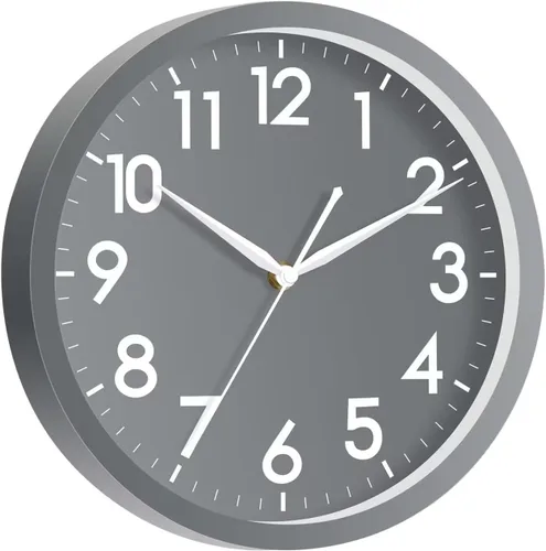 Miniatura 35 de AKCISOT Reloj de Pared Atómico de 10 Pulgadas Relojes Analógicos para Cocina Interior - Reloj Silencioso Operado con Batería para Dormitorio Oficina