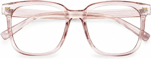 PANNER Gafas cuadradas de gran tamaño con bloqueo de luz azul para mujeres y hombres, antirreflejos, reducen la fatiga ocular, gafas de computadora