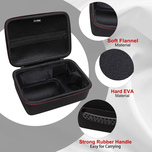 Miniatura 2 de LTGEM - Funda compatible con micrófono Shure SM7B / MV7+ / MV7X / MX7I / MV7 (solo funda)